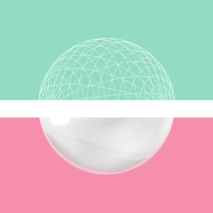 Sphere - design elements. - obrazy, fototapety, plakaty
