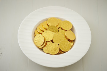 golden coins