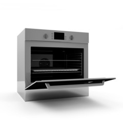 Oven isolated on white background