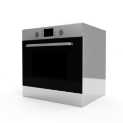 Oven isolated on white background