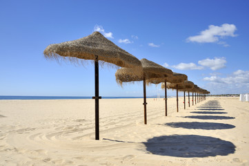 Fototapeta na wymiar Beach at Montegordo, Portugal