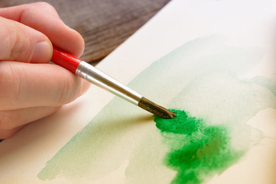 Watercolor artwork