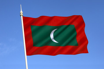 Flag of the Maldives