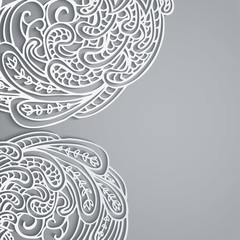 white abstract graphics