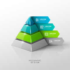 Vector infographic or web design template