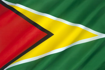 Fototapeta premium Flag of Guyana