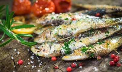  Gegrilde sardine © Daniel Vincek