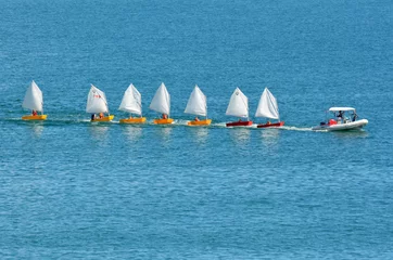 Photo sur Plexiglas Sports nautique Petits voiliers