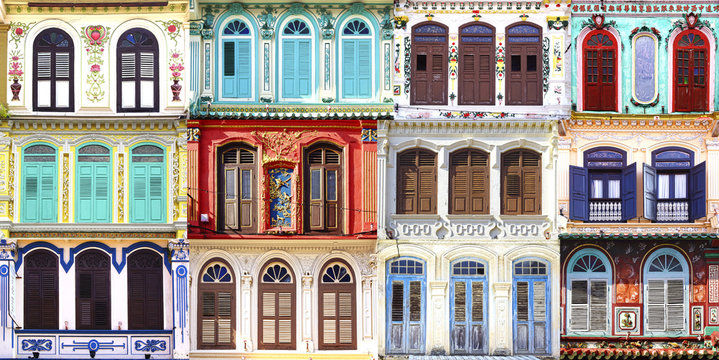 Collage of the unique windows.