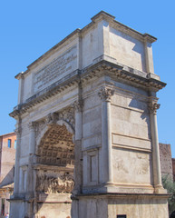 Fototapeta na wymiar Roma: Arco del triunfo
