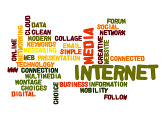 Internet  word cloud