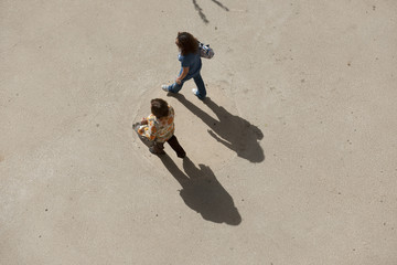 Fussgänger mit Schatten, Libanon