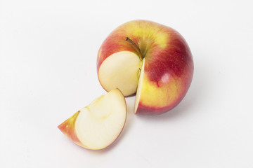 apple on the white background