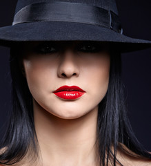 Woman in hat