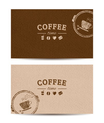 coffee time cards