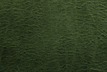 Green leather background or texture - obrazy, fototapety, plakaty