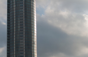 Fototapeta premium Skyscraper with Stormy Skies (2)