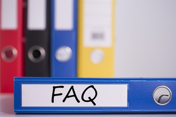 Faq on blue business binder