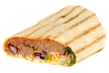 Chilli Beef and Cheese Wrap