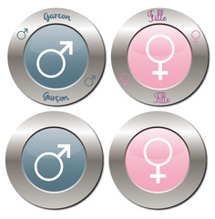 Symbole garçon/fille