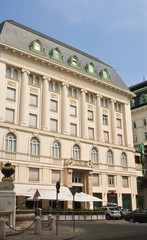 Fototapeta na wymiar Building insurance company Helvetia. Vienna. Austria