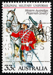 Postage stamp Australia 1985 Western Australian Cavalriman