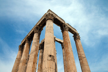 Naklejka premium Parthenon on the Acropolis in Athens