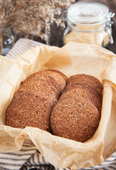 Homemade chocolate cookies