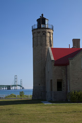 Fototapeta na wymiar Old Mackinac Lighthouse