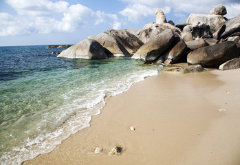 Grandfather rock and Grand mother rock, Lamai beach, Koh Samui