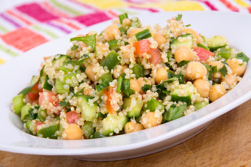 Fototapeta na wymiar healthy quinoa salad