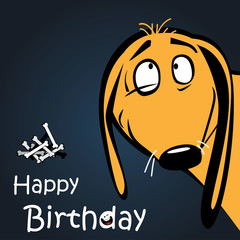 Happy Birthday dog smile