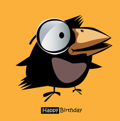 Happy Birthday smile birds gift