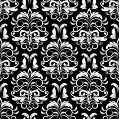 seamless wallpaper.damask pattern.floral background