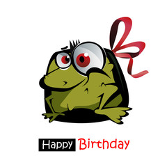 Happy Birthday smile frog gift