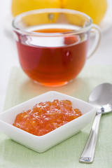 lemon marmalade and a cup of tea