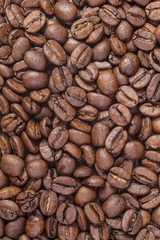 Coffee beans background