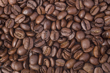 Coffee beans background