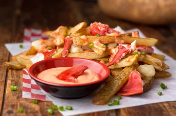 Gordijnen Lobster Poutine © fudio