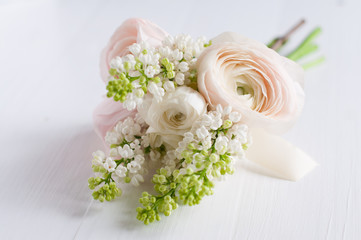delicate festive wedding bouquet