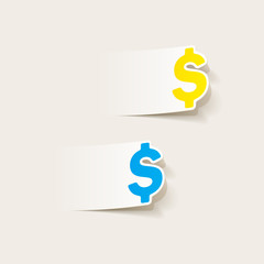 realistic design element: money