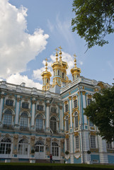 Fototapeta na wymiar Pałac w Puszkina (Puszkin) - wieś Carskoe