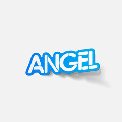 Obraz premium realistic design element: angel