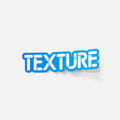 realistic design element: texture