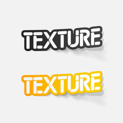 realistic design element: texture