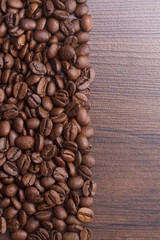 Coffee beans background