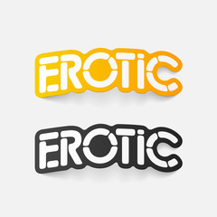 realistic design element: erotic
