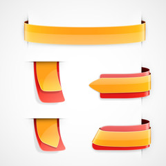 Vector banners set