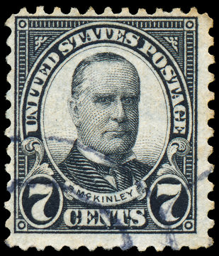 USA - CIRCA 1923: A stamp printed in USA shows President William