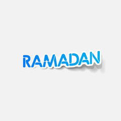 realistic design element: ramadan